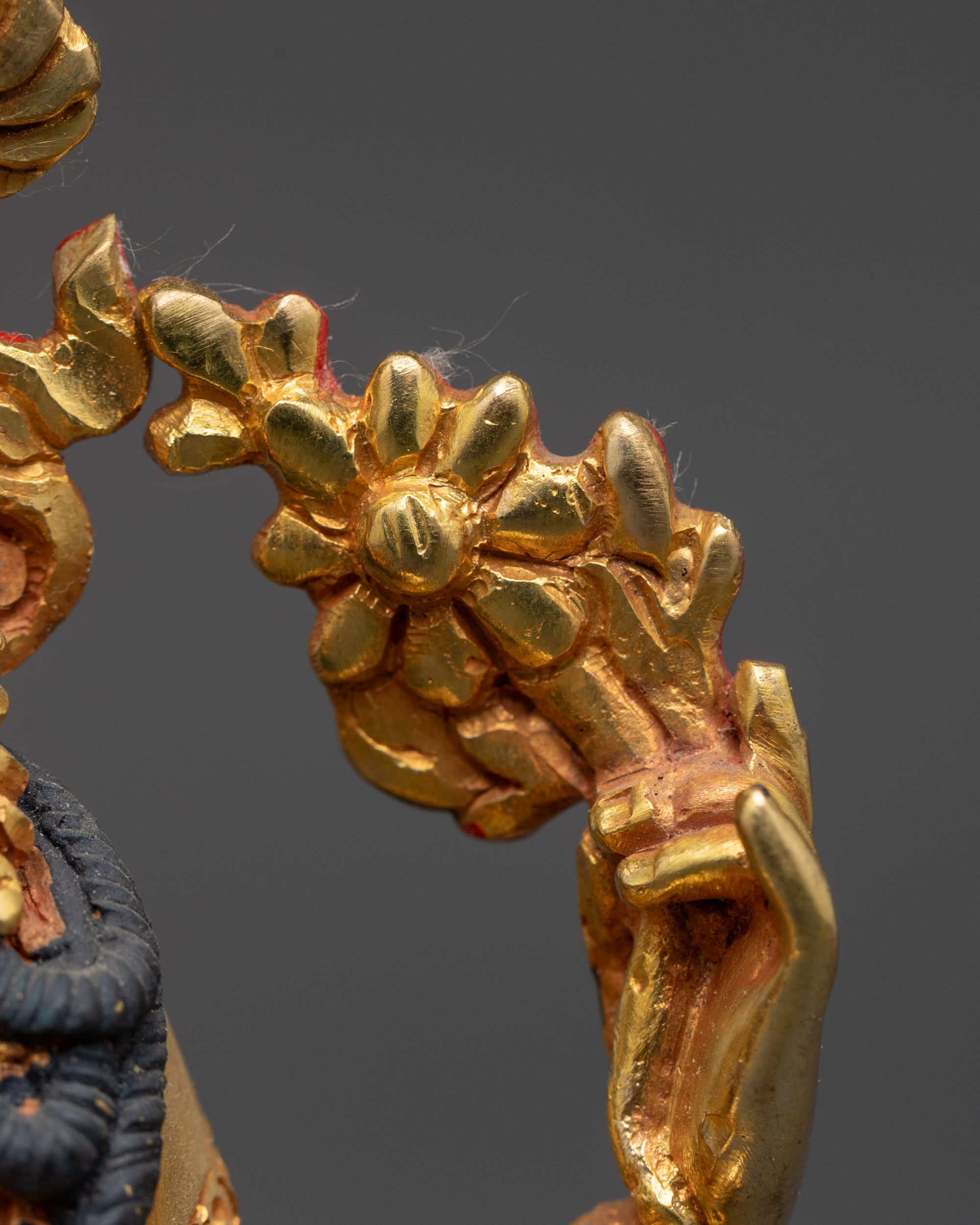 Handcrafted Chenrezig Statue | Tibetan Buddhist Compassion Figurine