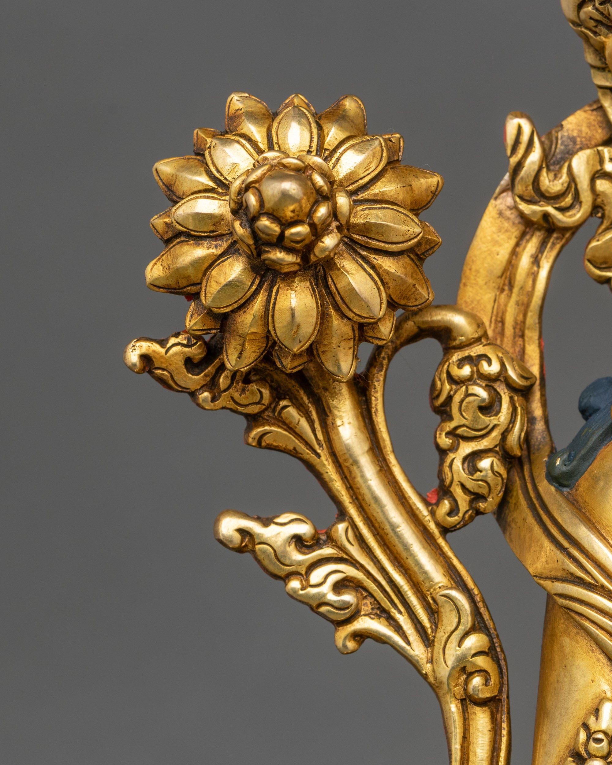 Sacred White Tara Sculpture | Timeless Tibetan Buddhist Artwork