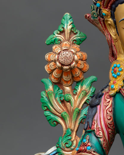 Green Tara Statue