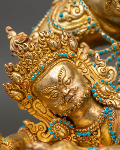 Wealth-Granting Black Dzambhala Statue | Handcrafted in Nepal