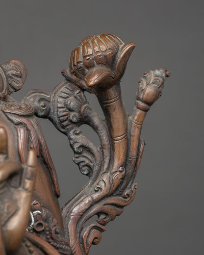 Handcrafted Green Tara Idol | Meditation and Spiritual Blessings