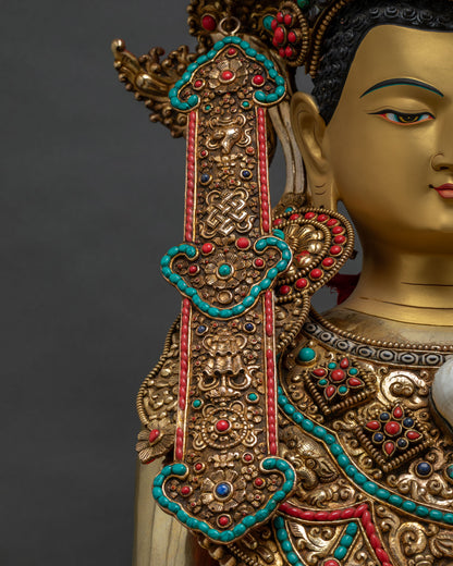 Extra Large Jowo Shakyamuni Rinpoche Statue | Handmade In Nepal