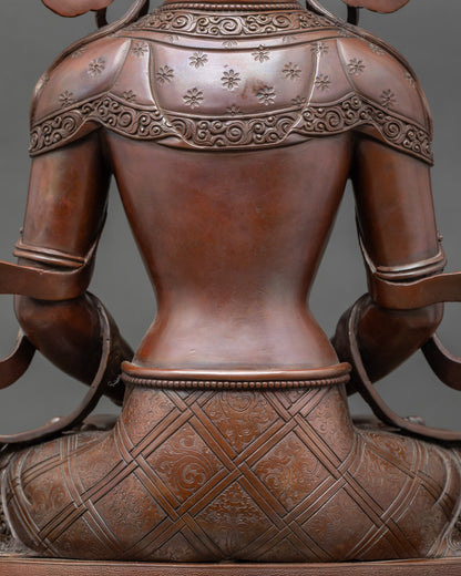 Amitayus Statue | Handcrafted Nepalese Buddha for Devotion & Wellness