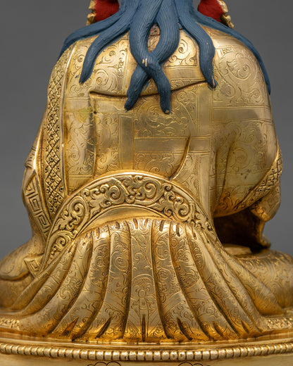 Handmade Tsokye Dorje Statue | Buddhist Master Figurine from Nepal