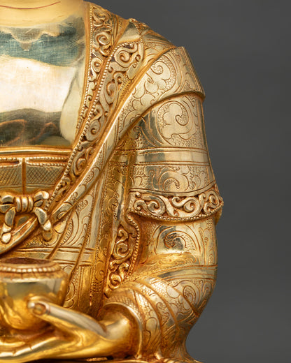 Tibetan Shakyamuni Buddha Statue | Handmade in Nepal