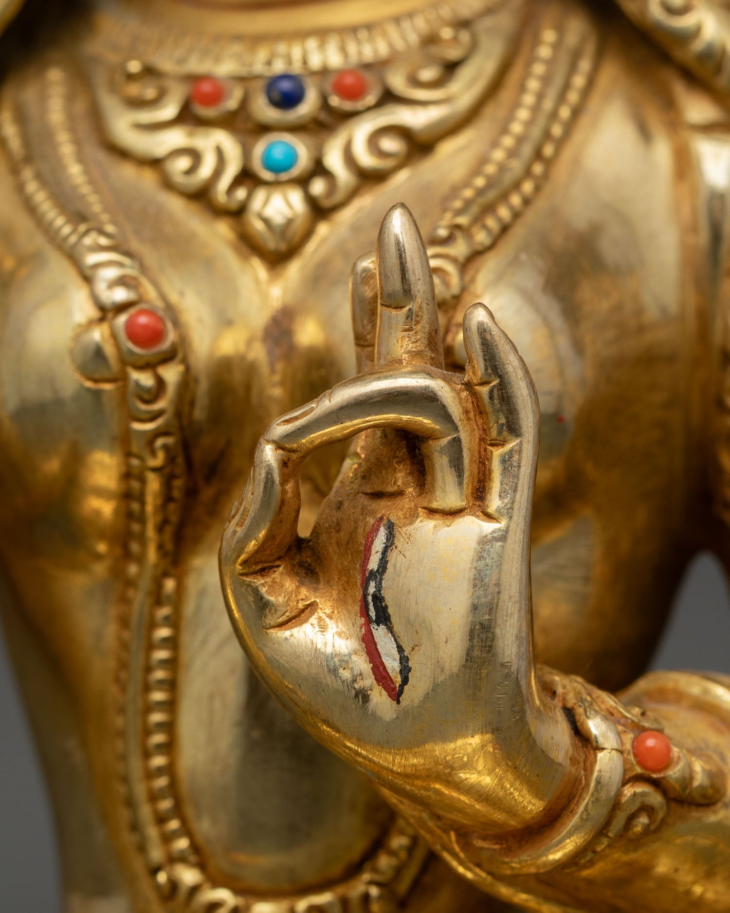 Beautiful White Tara Statue | Sacred Nepalese Meditation Deity