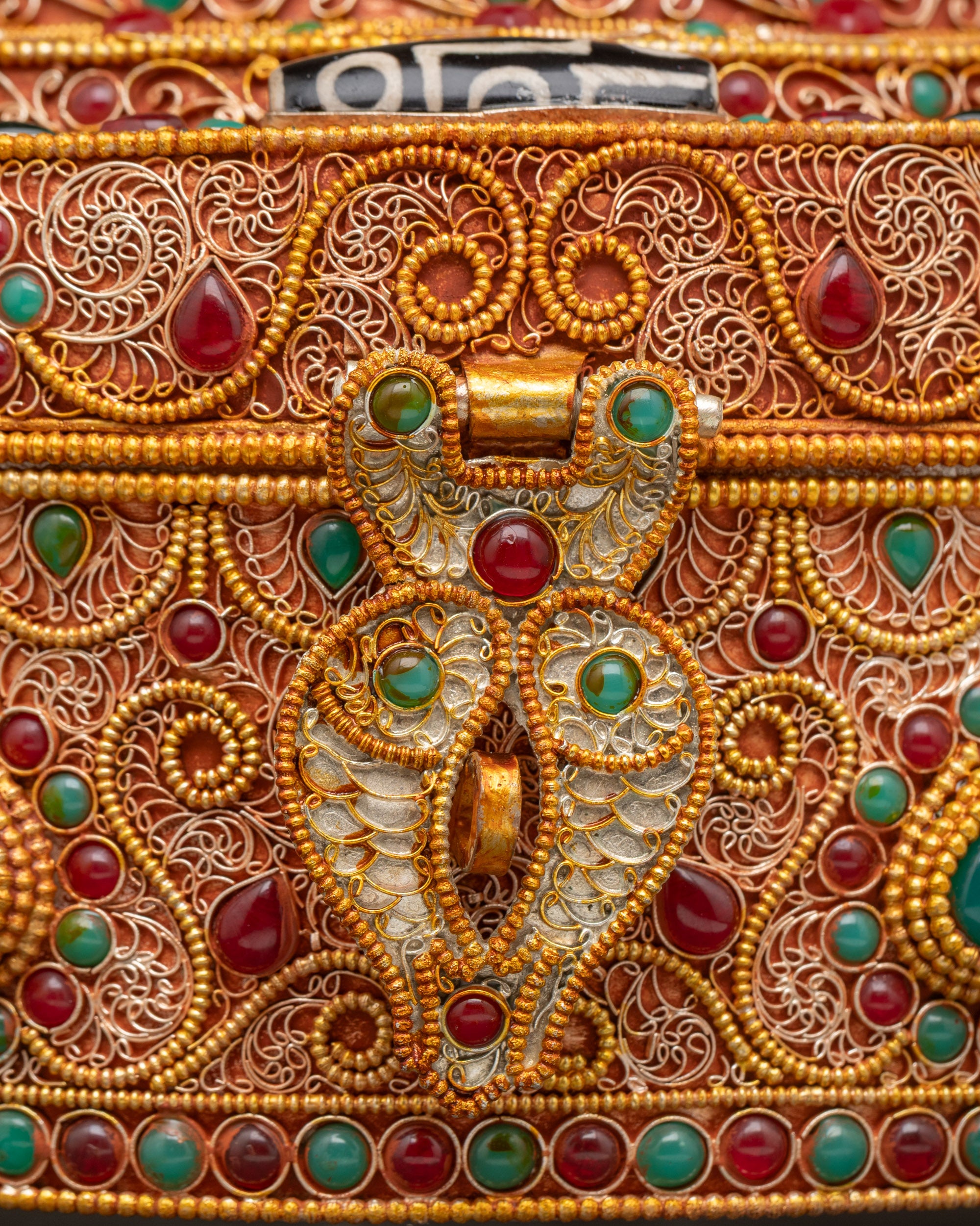 Handcrafted Tibetan Treasure Box | Spiritual Storage Chest from Nepal