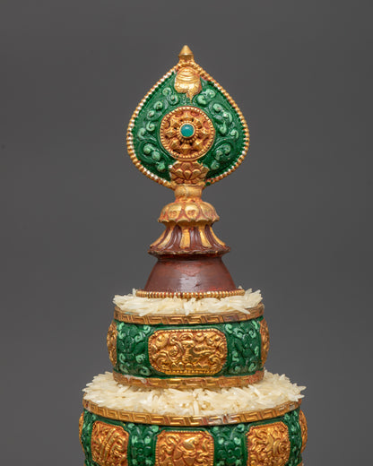 Exquisite 10" Mandala Set | Spiritual Altar Accessory for Meditation