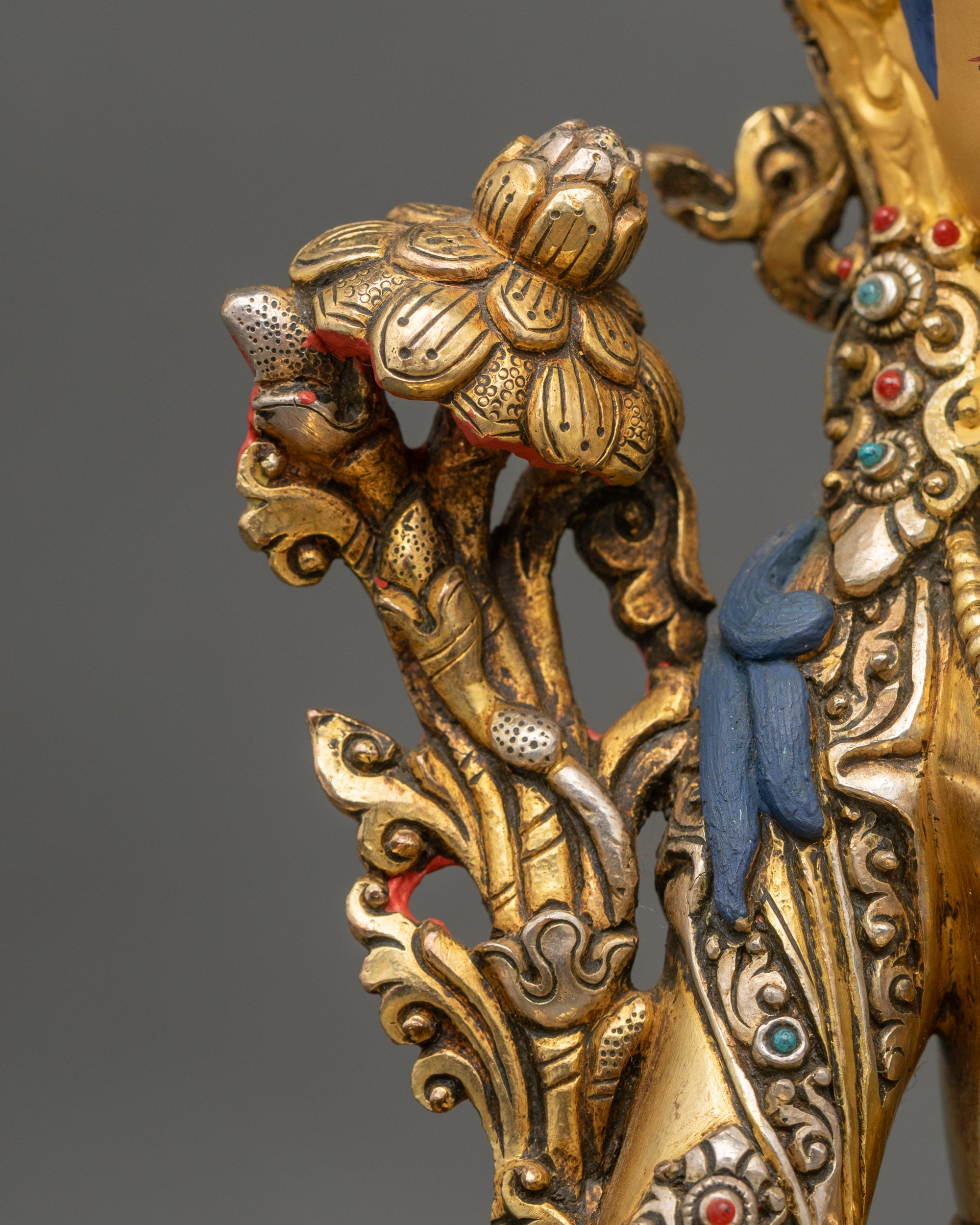 Traditional White Tara Statue | Lost-Wax Casted Nepalese Sculpture