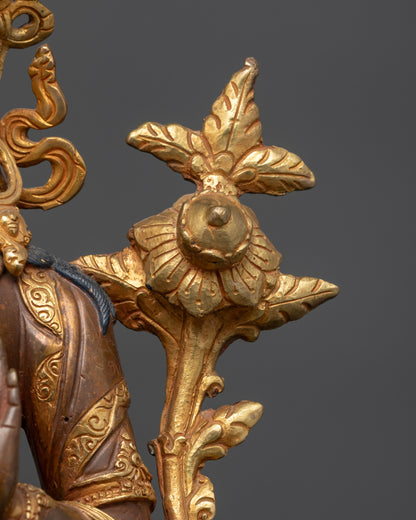 Handcrafted Sapta Lochani White Tara – Tibetan Buddhist Goddess Statue