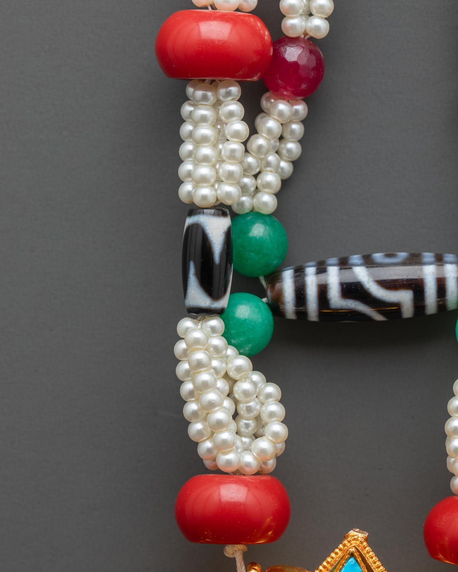 Tibetan Ghau Mala | Handmade Amulet for Spiritual Protection