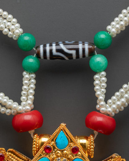 Tibetan Ghau Mala | Handmade Amulet for Spiritual Protection