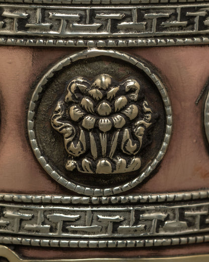 Five Prayer Wheel Set – Buddhist Ritual Wheels from Nepal