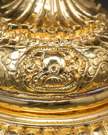 Neshi Rice Pot for Ritual Offerings | Traditional Copper Pot