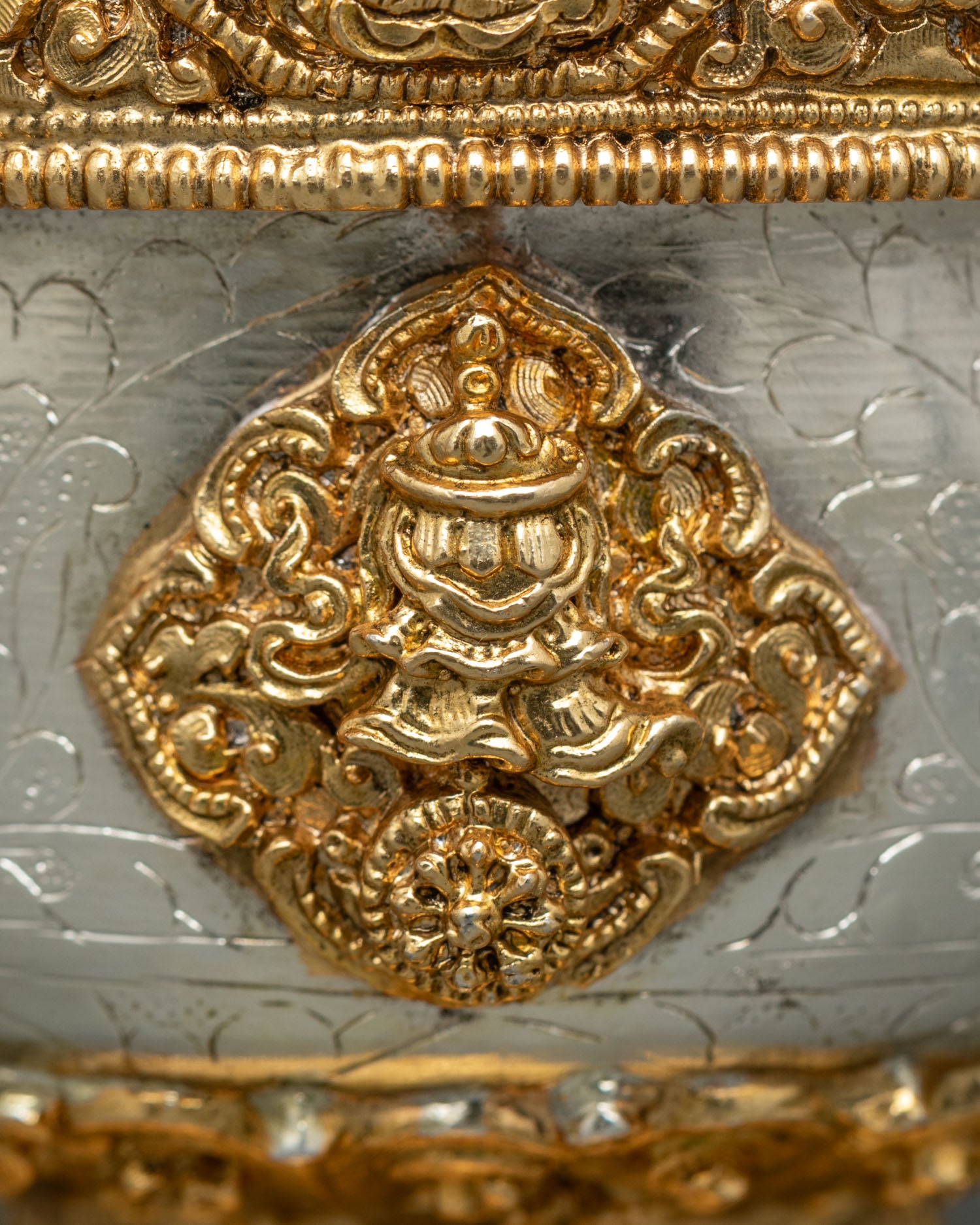 Water Offering Bowl Set | Traditional Buddhist Ritual Decor