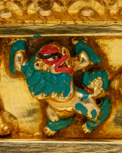 Handcrafted Tibetan Stupa | Buddhist Shrine Decor from Nepal