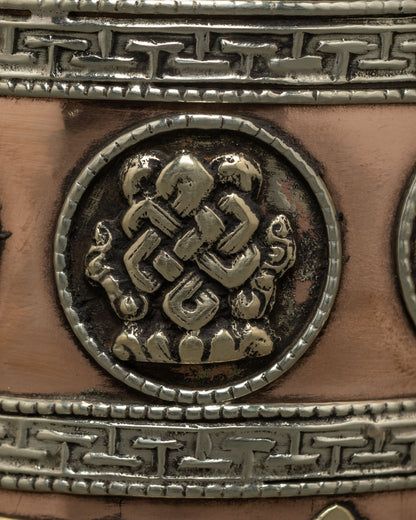 Five Prayer Wheel Set – Buddhist Ritual Wheels from Nepal