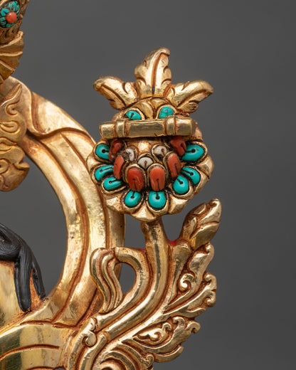 Tibetan Manjushree Statue – Buddhist Art from Nepal