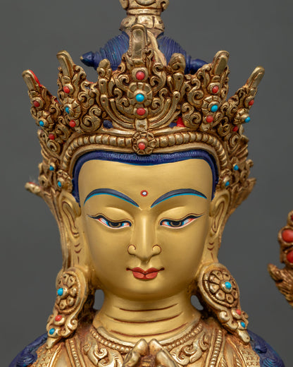 Four-armed Avalokiteshvara Statue | Divine Lord Who Gazes Down