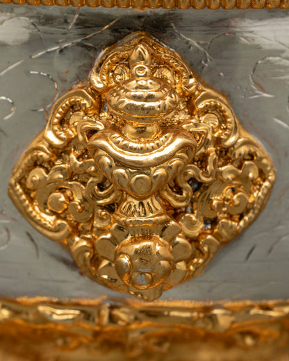 Water Offering bowl | Traditional Copper Buddhist Ritual Set