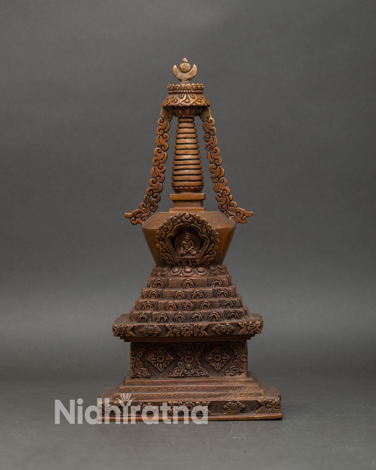Eight Stupas of Buddha | Sacred Buddhist Shrine Set from Nepal