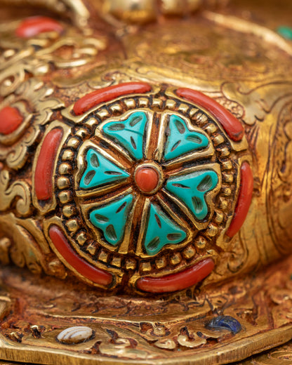 Peaceful Chenrezig Statue | Meditation Decor from Nepal