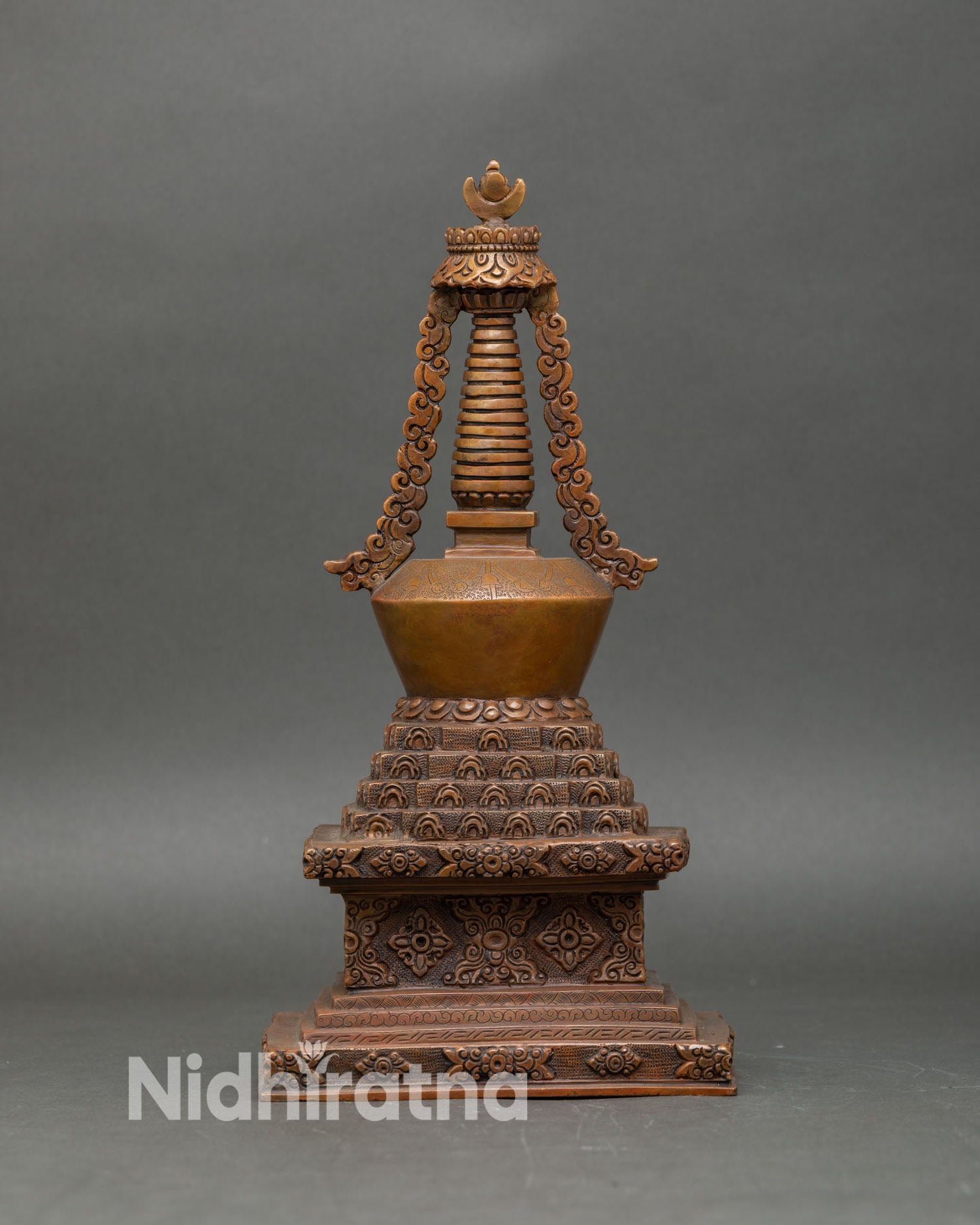 Eight Stupas of Buddha | Sacred Buddhist Shrine Set from Nepal