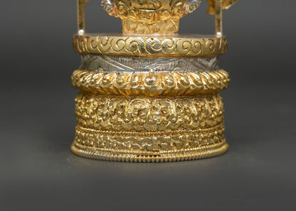 Tibetan Kapala Set | Traditional Buddhist Ritual Skull Cup