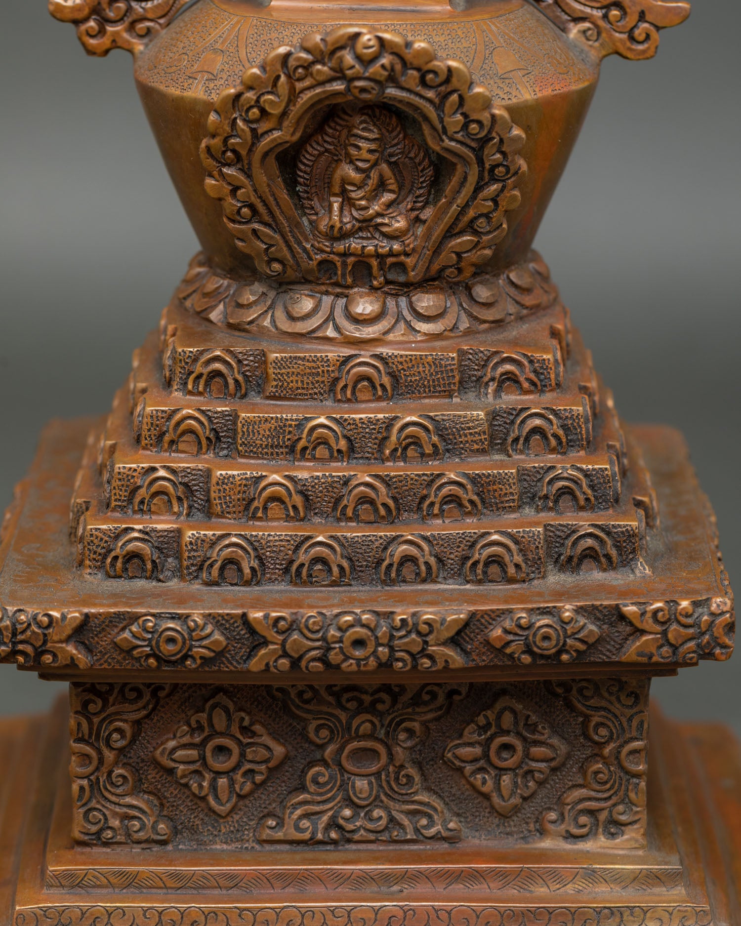 Eight Stupas of Buddha | Sacred Buddhist Shrine Set from Nepal