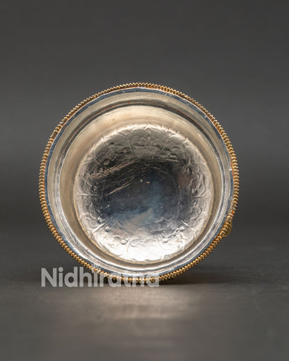 Water Offering Bowl Set | Traditional Buddhist Ritual Decor