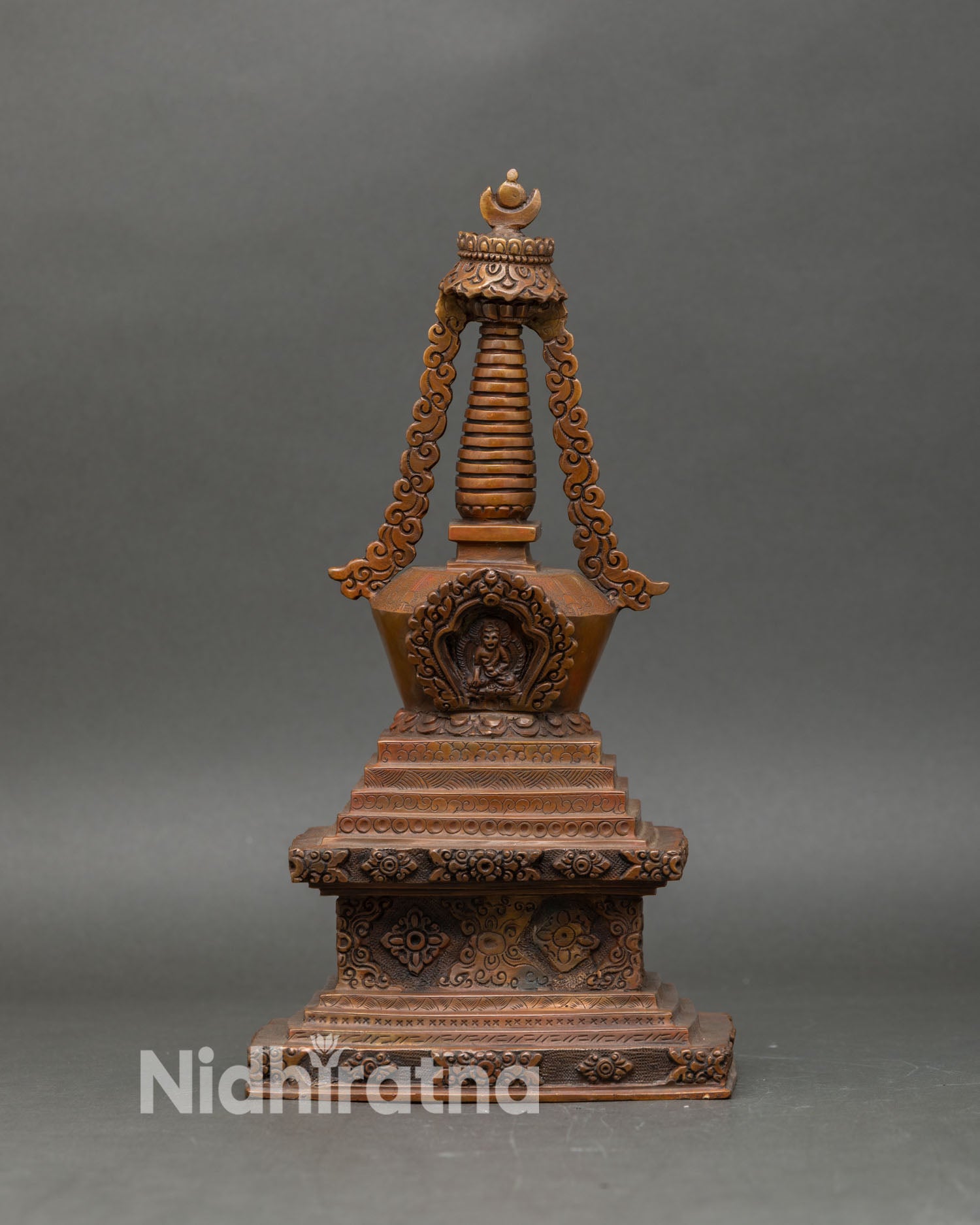 Eight Stupas of Buddha | Sacred Buddhist Shrine Set from Nepal