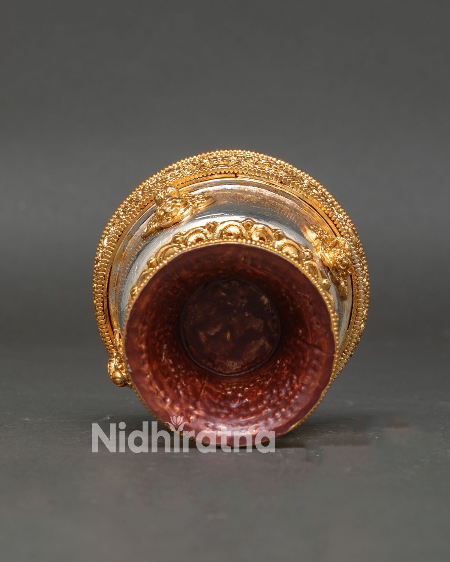 Water Offering bowl | Traditional Copper Buddhist Ritual Set