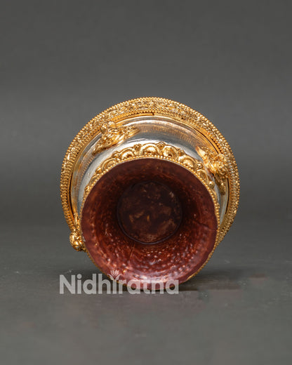 Water Offering bowl | Traditional Copper Buddhist Ritual Set