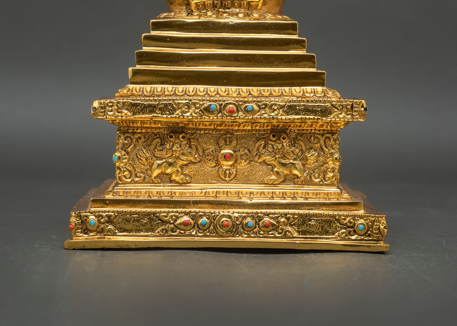 Shakyamuni Buddha Stupa | Sacred Traditional Copper Stupa