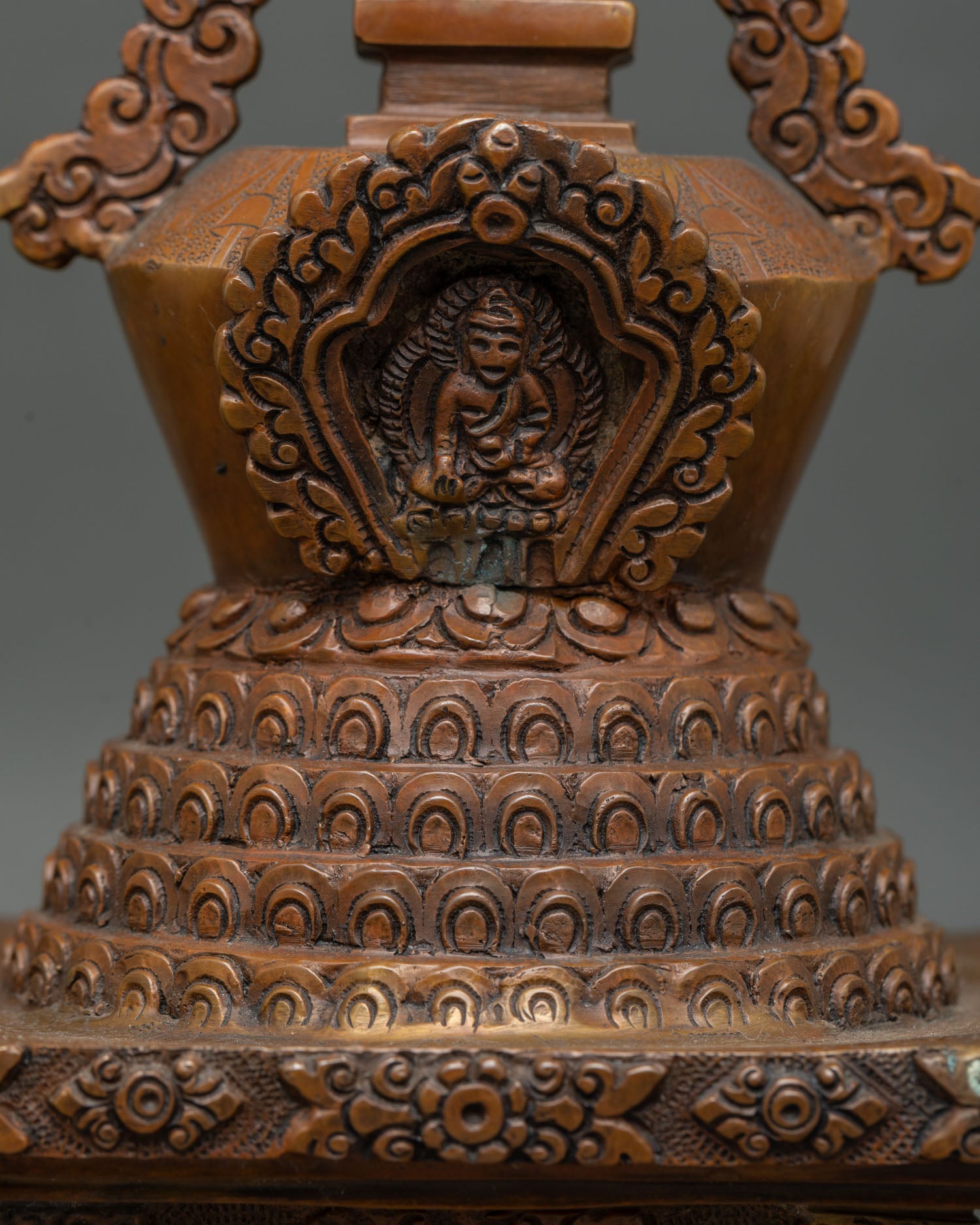 Eight Stupas of Buddha | Sacred Buddhist Shrine Set from Nepal