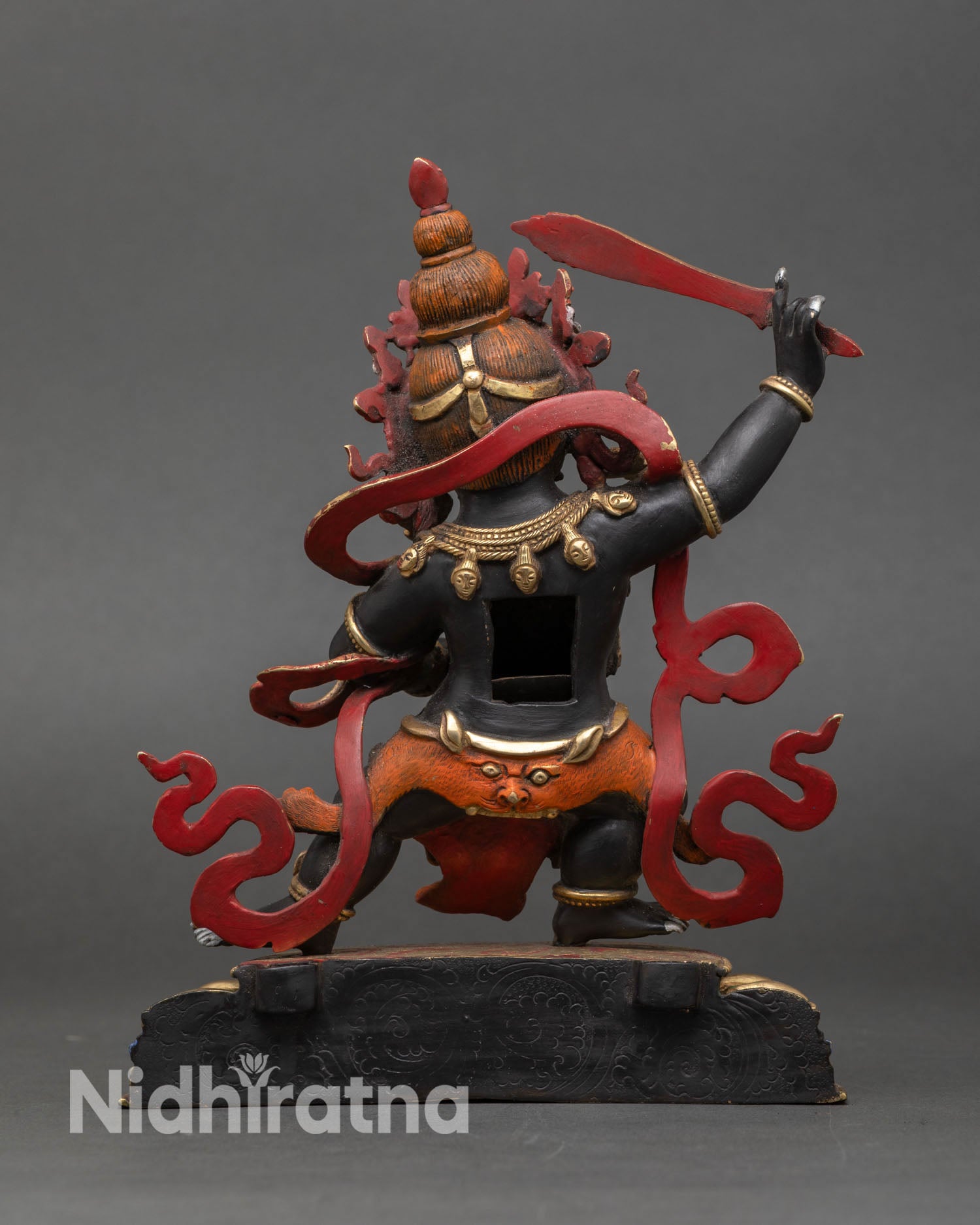 Black Manjushri Statue – Tibetan Buddhist Decor