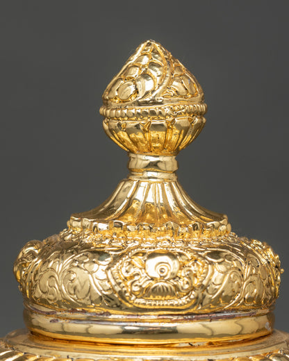 Neshi Rice Pot for Ritual Offerings | Traditional Copper Pot