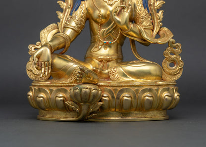 Divine Green Tara Statue – Buddhist Spiritual Decor