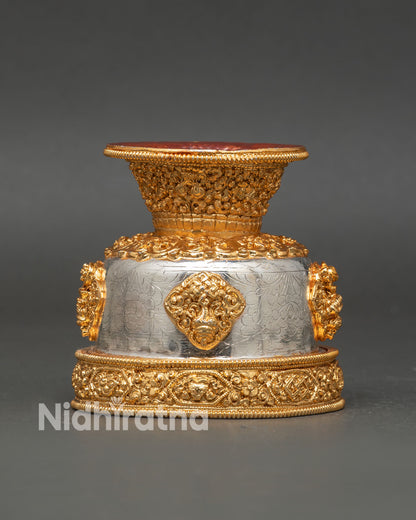 Water Offering bowl | Traditional Copper Buddhist Ritual Set