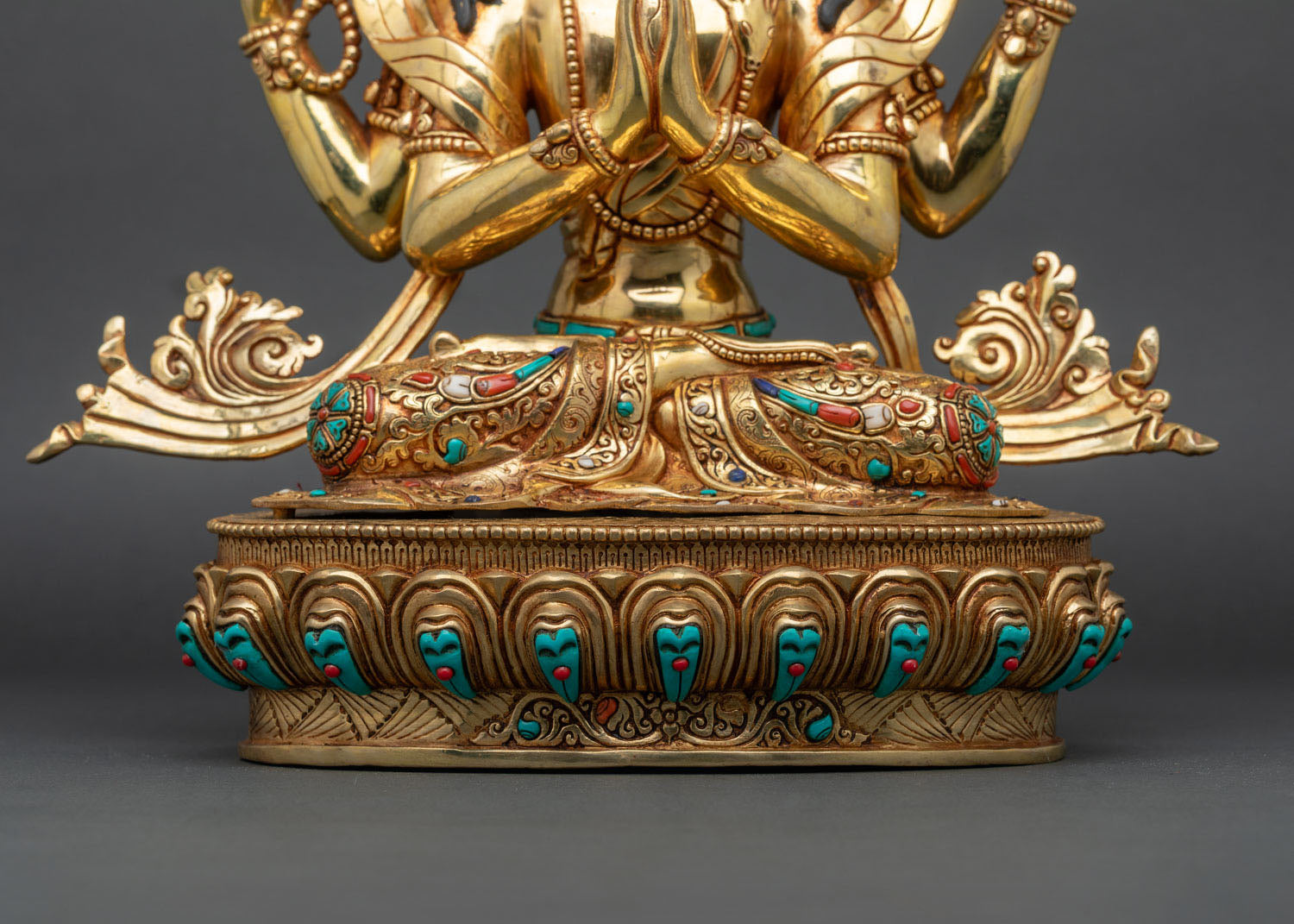 Peaceful Chenrezig Statue | Meditation Decor from Nepal