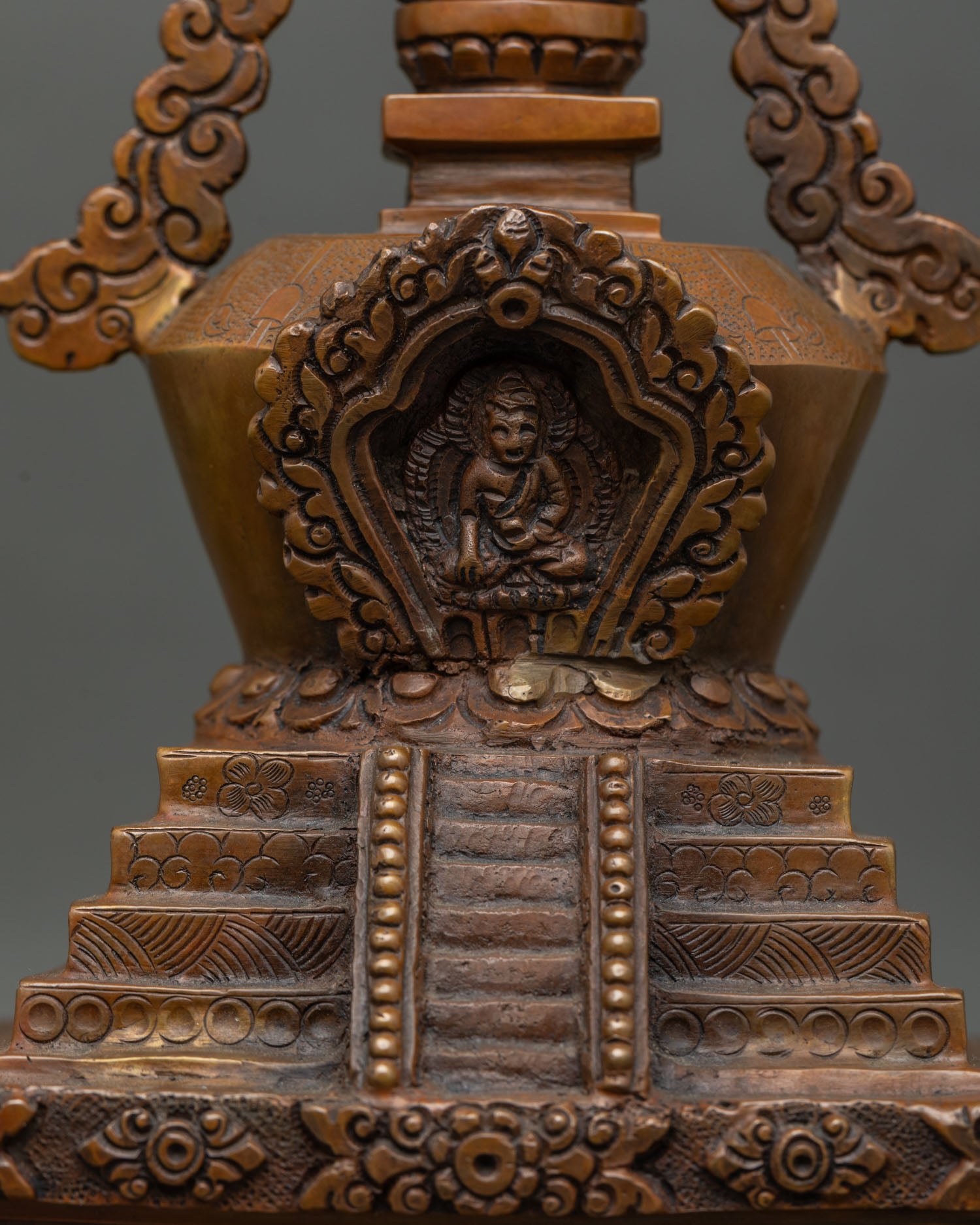 Eight Stupas of Buddha | Sacred Buddhist Shrine Set from Nepal