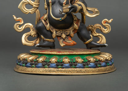 Black Manjushri Statue – Tibetan Buddhist Decor