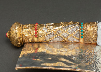 Conch Shell from Nepal | Buddhist Altar Ritual Art