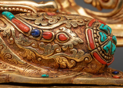 Tibetan Manjushree Statue – Buddhist Art from Nepal