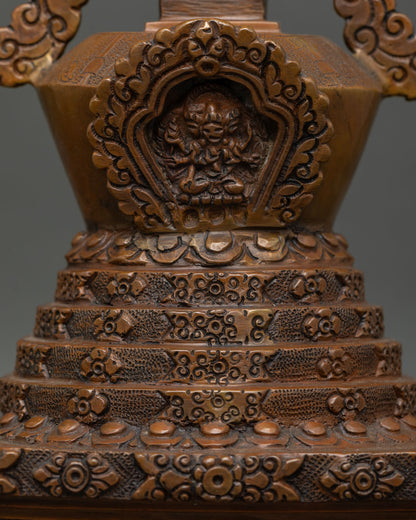 Eight Stupas of Buddha | Sacred Buddhist Shrine Set from Nepal