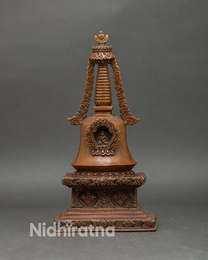 Eight Stupas of Buddha | Sacred Buddhist Shrine Set from Nepal