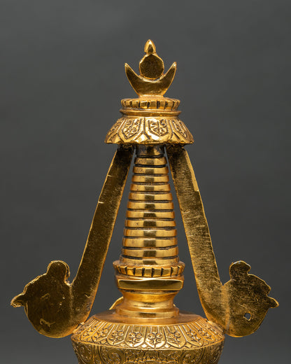 Shakyamuni Buddha Stupa | Sacred Traditional Copper Stupa