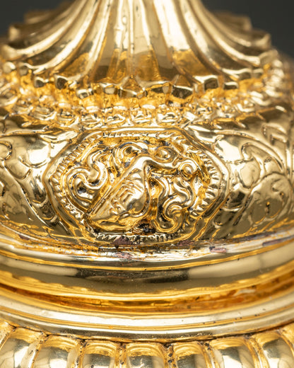 Neshi Rice Pot for Ritual Offerings | Traditional Copper Pot