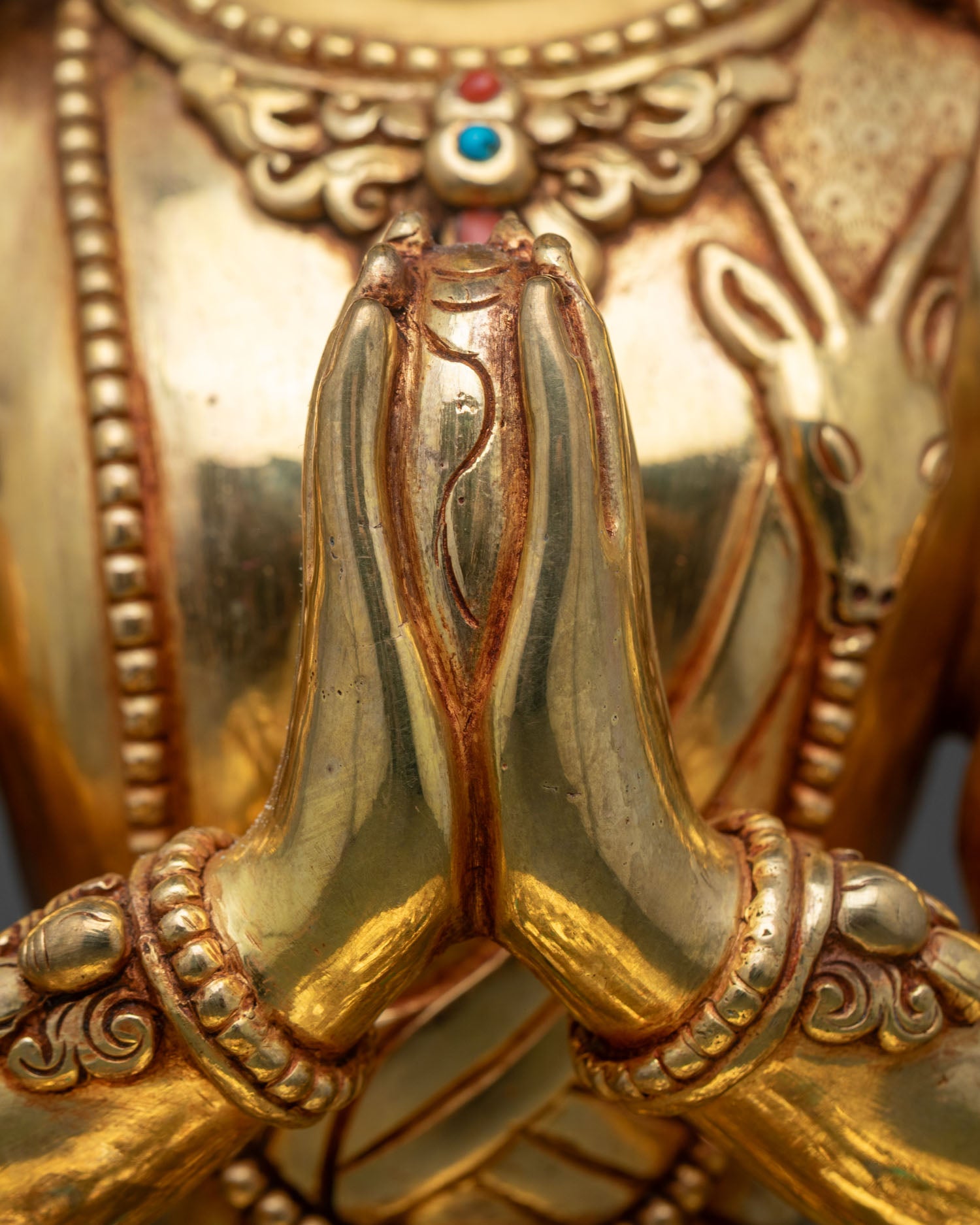 Peaceful Chenrezig Statue | Meditation Decor from Nepal