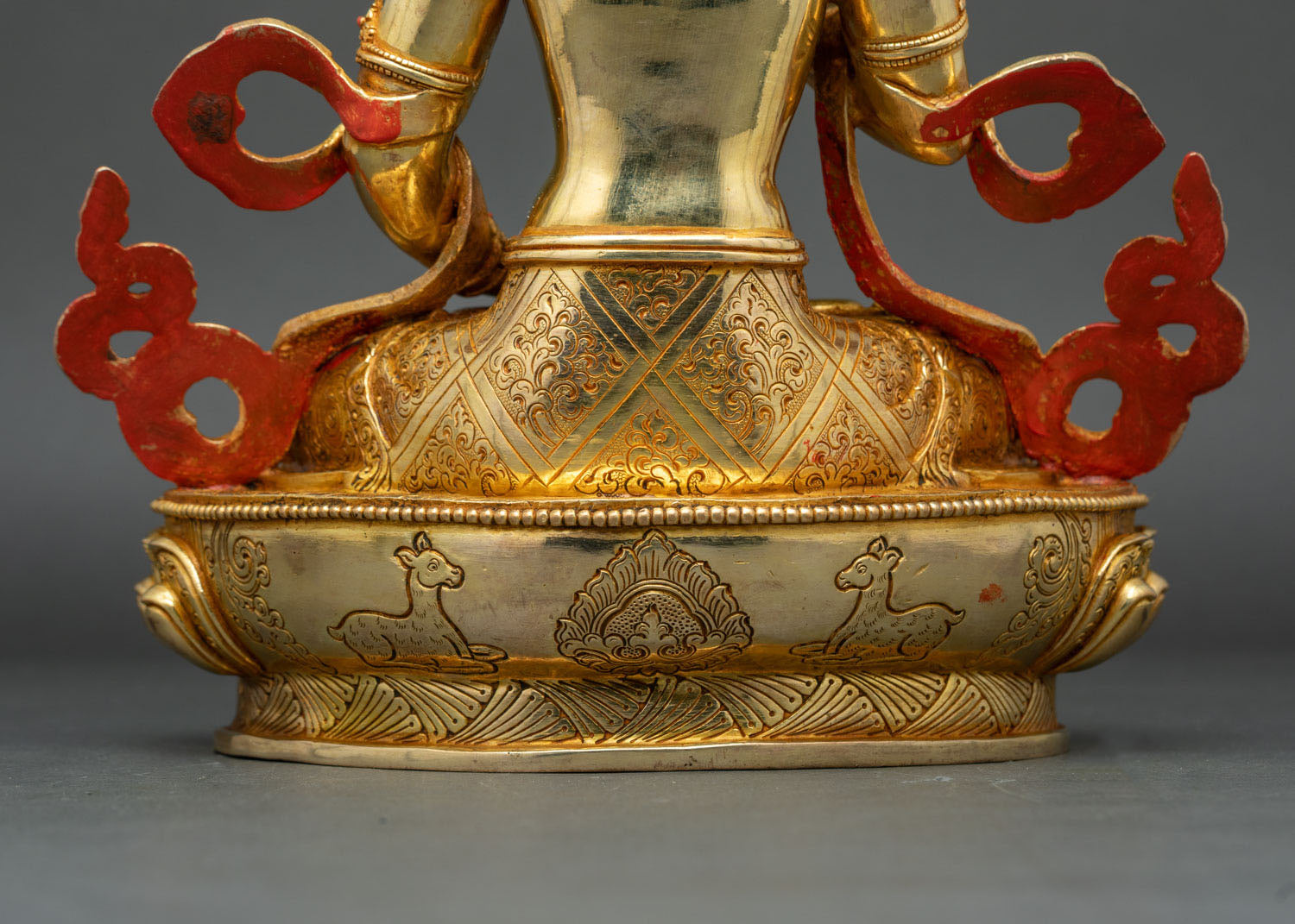 Vajrasattva Statue | Handcrafted Gold Gilded Spiritual Art